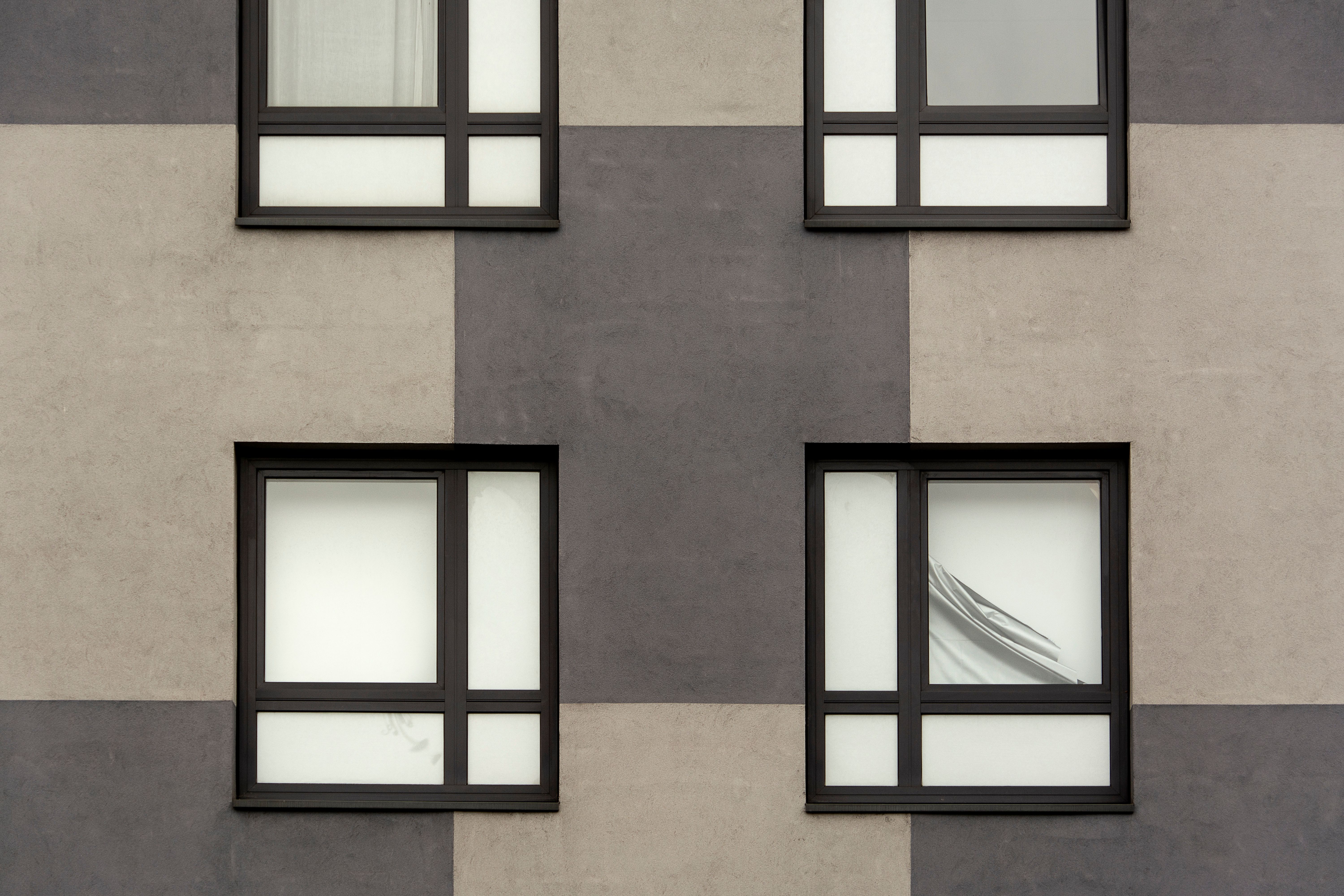 Modern windows and doors display